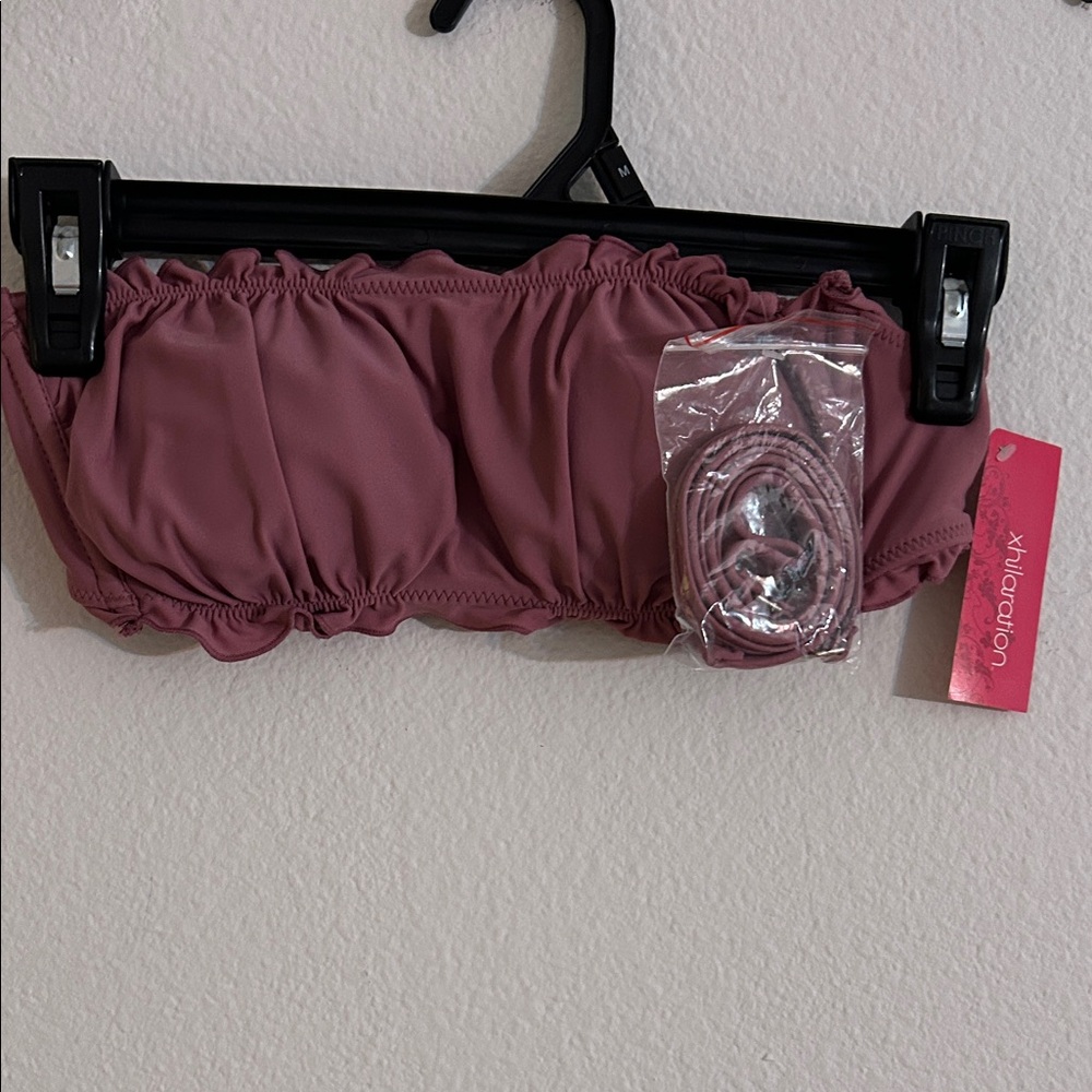 Xhilaration Mauve Bandeau Bikini Top